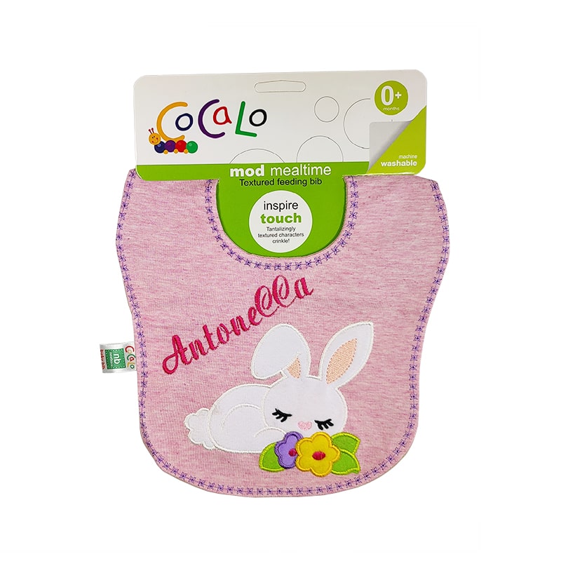 پیش بند نوزادی گلدوزی طرح خرگوش کوکالو Cocalo
