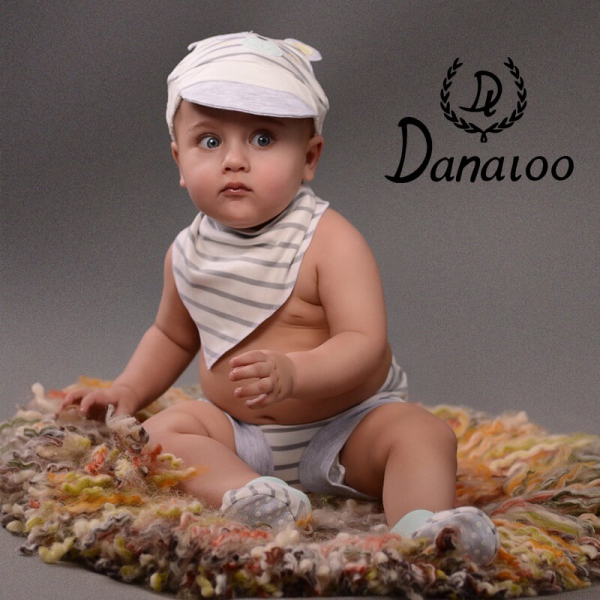 پاپوش نخی نوزادی پسرانه طرح خرس کوچولو دانالو Danaloo Tiny Bear