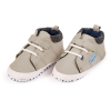 کفش نوزادی چسب دار پسرانه رنگ خاکی شیک و اسپورت پاپو